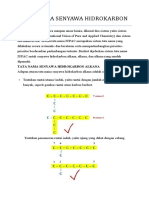 Tata Nama Senyawa Hidrokarbon