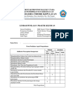 Lembar Penilaian Praktik Kejuruan