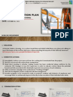 CONTRACTOR ACTION PLAN - WORKING AT HEIGHT VIOLATIONS (Oct 06, 2022)