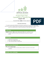 Operations and Training Plan