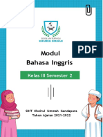 Kelas 3. Modul Bahasa Inggris Sem.2