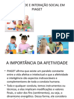 Afetividade e Interação Social Em Piaget