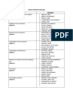 Group Presentation (2B) Topics Members Group 1