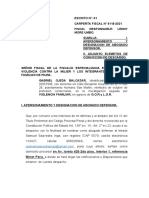 Apersonamiento y Adjunto Elementos de Conviccion de Descargo-Gabriel Ojeda Balcazar