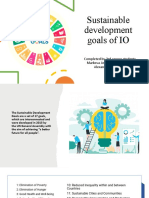 Sustainable Development Goals of IOs