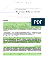 Realist and Liberalist Perspectives on Interpreting China's Rise