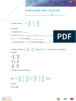 1ra EVALUACIÓN ALGEBRA LINEAL 2021 02 10