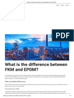 What Is The Difference Between FKM and EPDM - FKM Vs EPDM