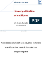 SÃ©minaire 3 - RÃ©daction Et Publication Scientifiques - Kacem