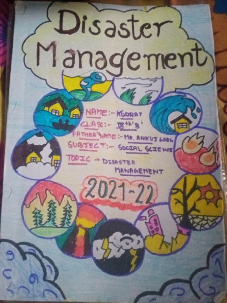 assignment on disaster management class 8