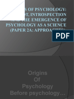 3 - 4. Origins of Psychology - Wundt
