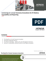 Circular Economy Innovations For EV Battery Traceability and Reporting