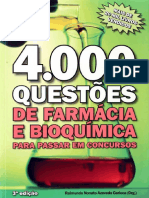4.000 Questões de Farmácia e Bioquímica