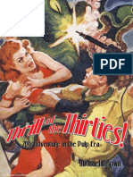 Thrill of The Thirties 2D6 Adventure in The Pulp Era