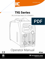 Jasic 315P ACDC Pulse Multiwave TIG Inverter Welder Operator Manual