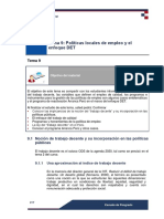 Unidad 6 Tema 9: Políticas Locales de Empleo y El Enfoque DET