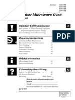 Manual de Operacion LVM1750SM1SS Microondas Microwave GE