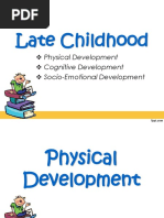 Physical Cognitive and Socio Emotional Devt of Intermediate Schooler