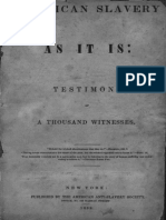 American Slavery as It is (Classic Reprint)- Testimony of a Thousand Witnesses