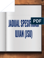 Jadual Spesifikasi Ujian (Jsu)