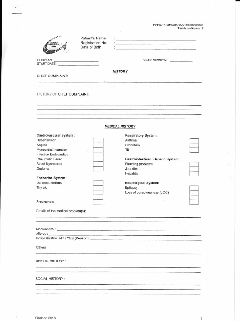 E&D and Treatment Plan Form | PDF | Tooth Enamel | Health Care