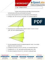 Pythagoras - Theorem and Similar Shapes - Important Qs - 13.icse09m - Pythagoras Thereom - W1