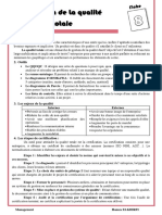 CH 8 La Gestion de La Qualité Totale