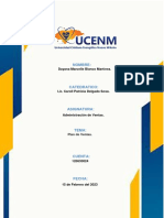 Mapa Sinóptico Sobre El Plan de Ventas: Nombre