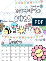 Calendario 2023 Figuritas - Creado Por Maritza Ramirez Educadora 2.0
