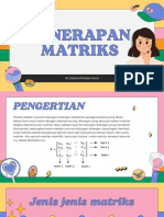 Matriks Dalam Penerapan Kehidupan Sehari Hari