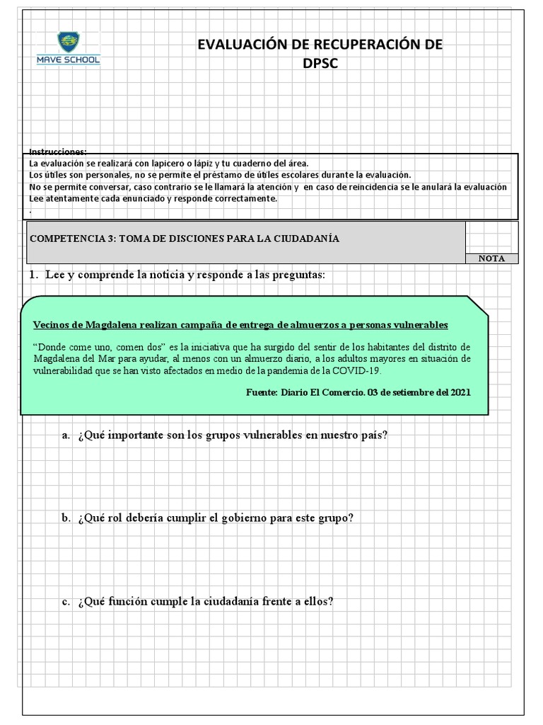 1ro DPSC | PDF
