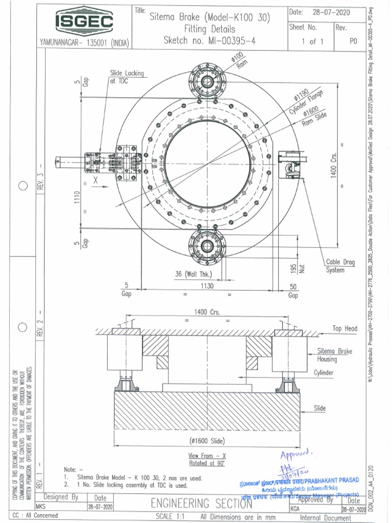 Isgec Press DRG2 Approval 31.07.20 | PDF