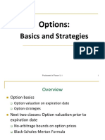 Lecture 21 Options Basics and Strategies