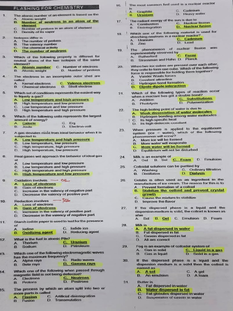 Esas Chemistry | PDF