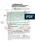 Proceso de admisión Policía Nacional del Perú ampliado hasta el 25 de junio