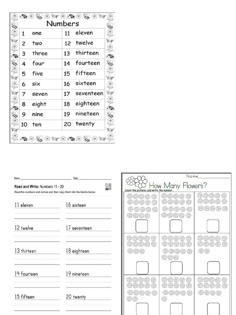 Numbers Exercise | PDF