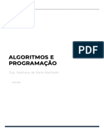 ALGORITMOS E PROGRAMAÇÃO PARTE 3