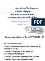 Recommandations Tunisiennes Antibiothérapie Des Infections Urinaires Communautaires de L'adulte