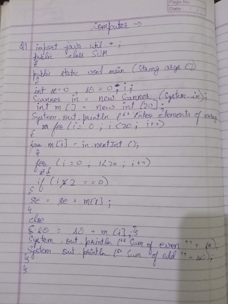 Array questions 1 10 pdf