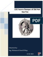 7213LD1 Louvre Damper of Old Hot Gas Fan