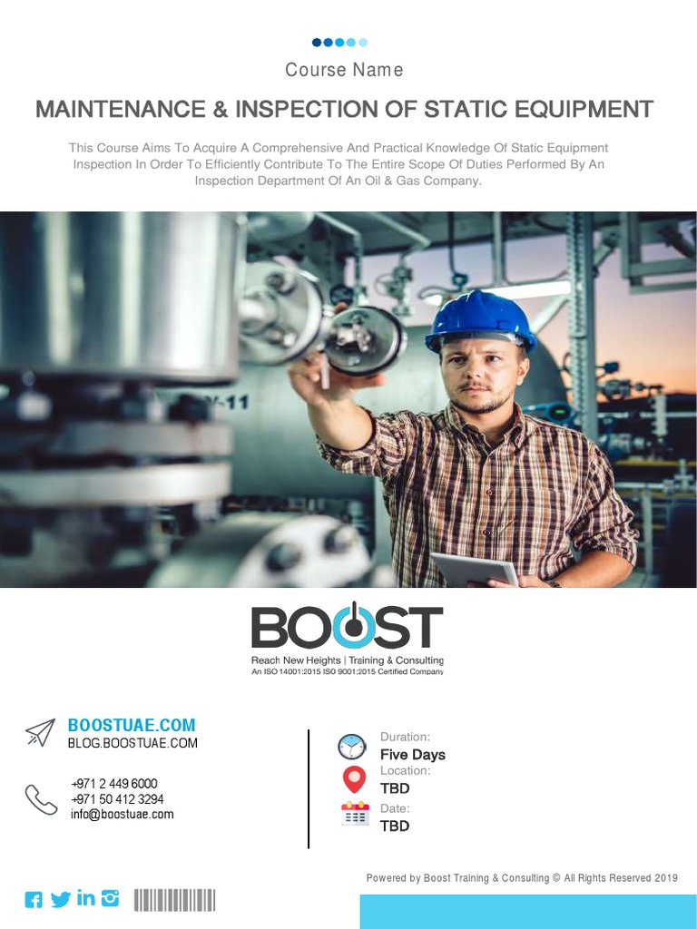 Maintenance Inspection of Static Equipment PDF Nondestructive