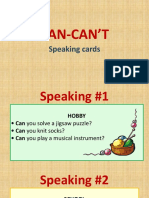 Cancant - Speaking Cards