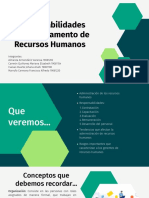 Responsabilidades Del Área de Recursos Humanos