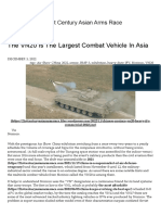 The VN20 Is The Largest Combat Vehicle in Asia - 21st Century Asian Arms Race