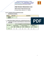 1° - B - Informe Tecnico Pedagogico 2022