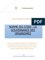 Termes de Refeěrence ATELIER NORME ISO 37000