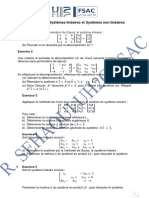 Exercices TP Systemes Algebriques