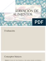 Conservación de Alimentos