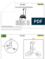 Peças de reposição para lavadora Kärcher HD 585