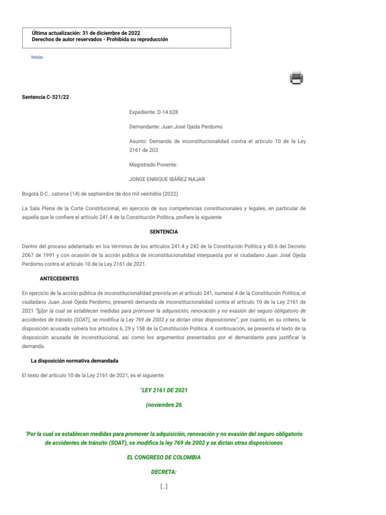 Última Actualización: 31 de Diciembre de 2022 Derechos de Autor